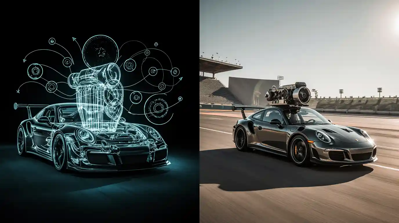 Voiture Sport Turbo vs Compresseur